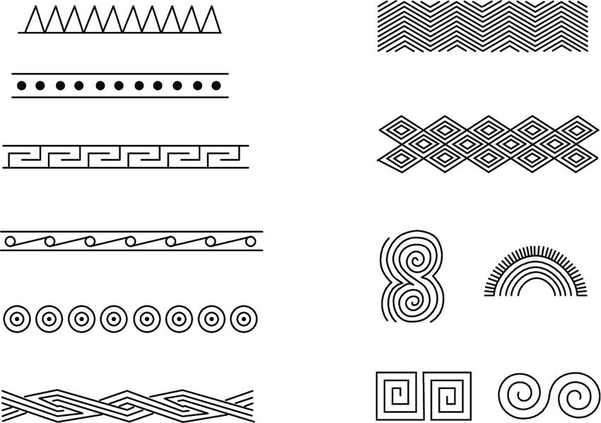 geometric-motifs-from-cast-bronze-drums-from-the-dong-son-culture Geometric-motifs-from-cast-bronze-drums-from-the-Dong-Son-culture