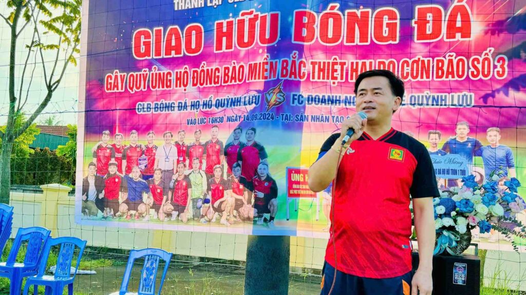 Giao Hữu Bóng Đá Giữa FC Họ Hồ Quỳnh Lưu Và FC Doanh Nghiệp