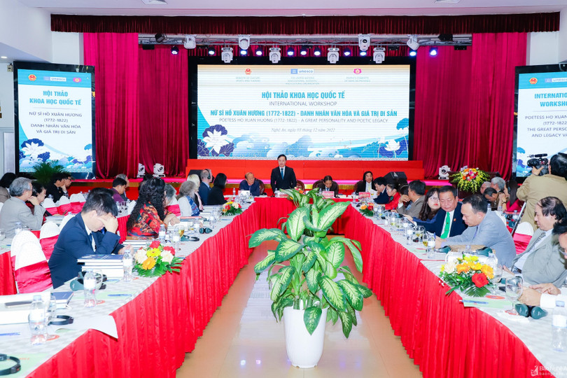 Hội thảo khoa học quốc tế: Nữ sĩ Hồ Xuân Hương - Danh nhân văn hóa và giá trị di sản