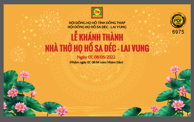 LỄ KHÁNH THÀNH NHÀ THỜ HỌ HỒ SA ĐÉC - LAI VUNG, 5/2022