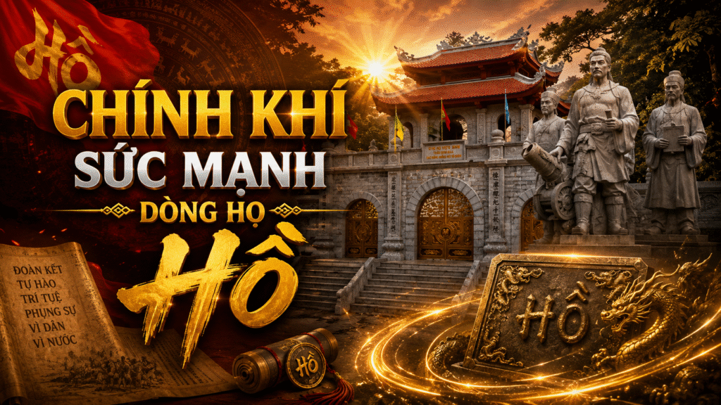 Chính khí sức mạnh dòng họ Hồ