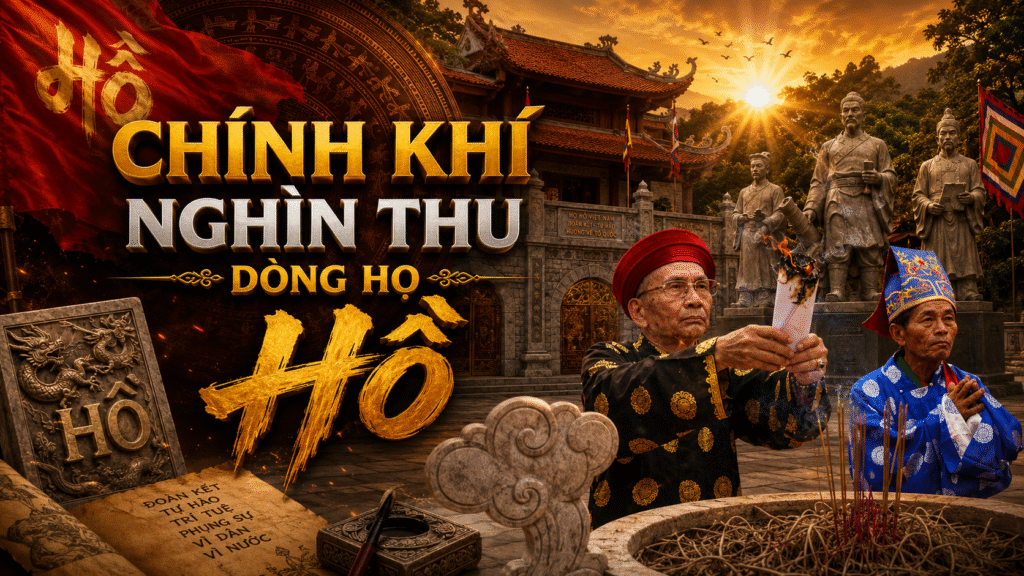 Chính khí nghìn thu dòng họ Hồ