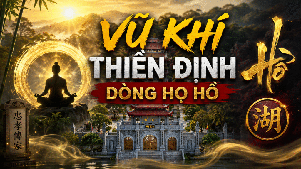 Vũ khí thiền định dòng họ Hồ