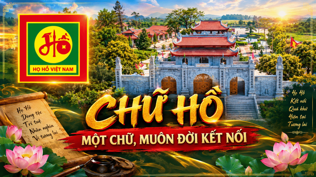 CHỮ HỒ – MỘT CHỮ, MUÔN ĐỜI KẾT NỐI