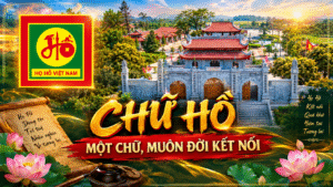CHỮ HỒ – MỘT CHỮ, MUÔN ĐỜI KẾT NỐI